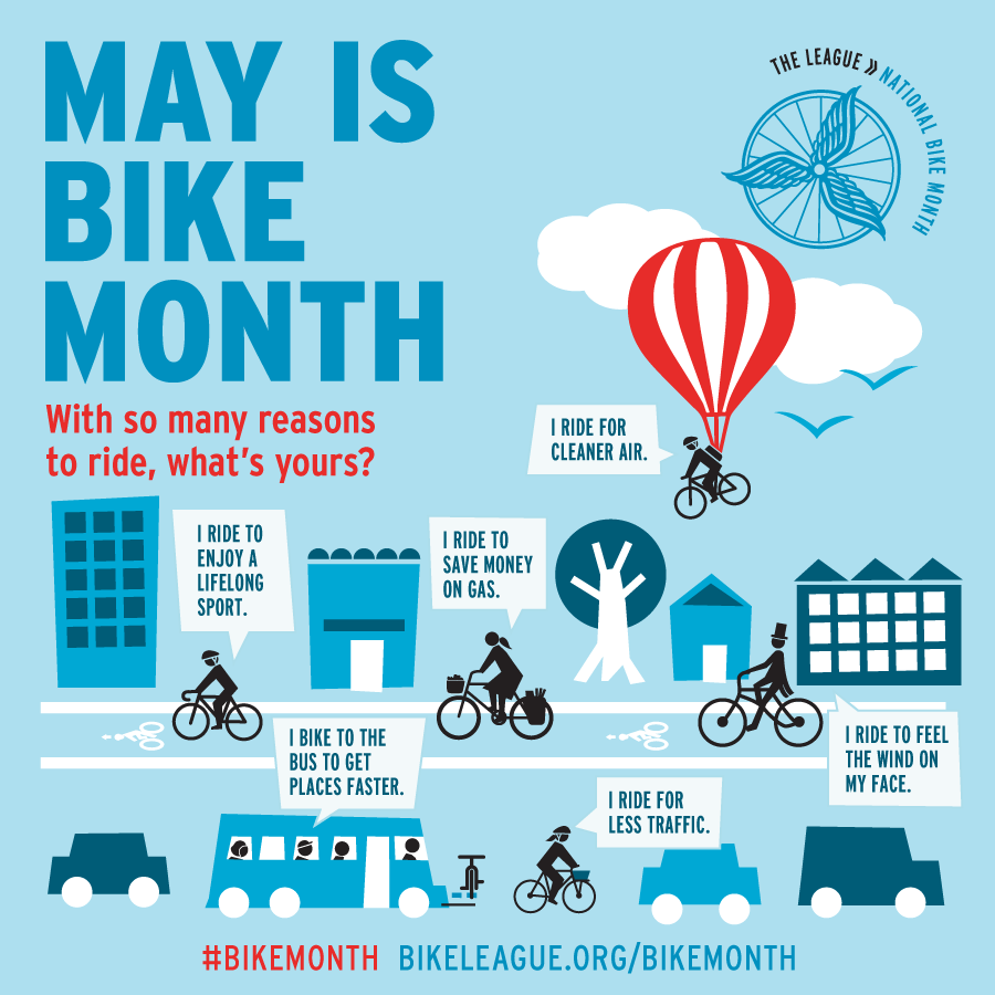 May is Bicycle Safety Awareness Month