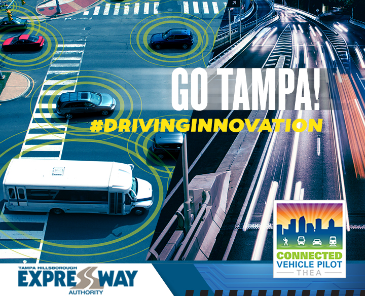 THEA Connected Vehicle Pilot Aims to Improve Driving in Tampa Bay - Tampa  Hillsborough Expressway Authority