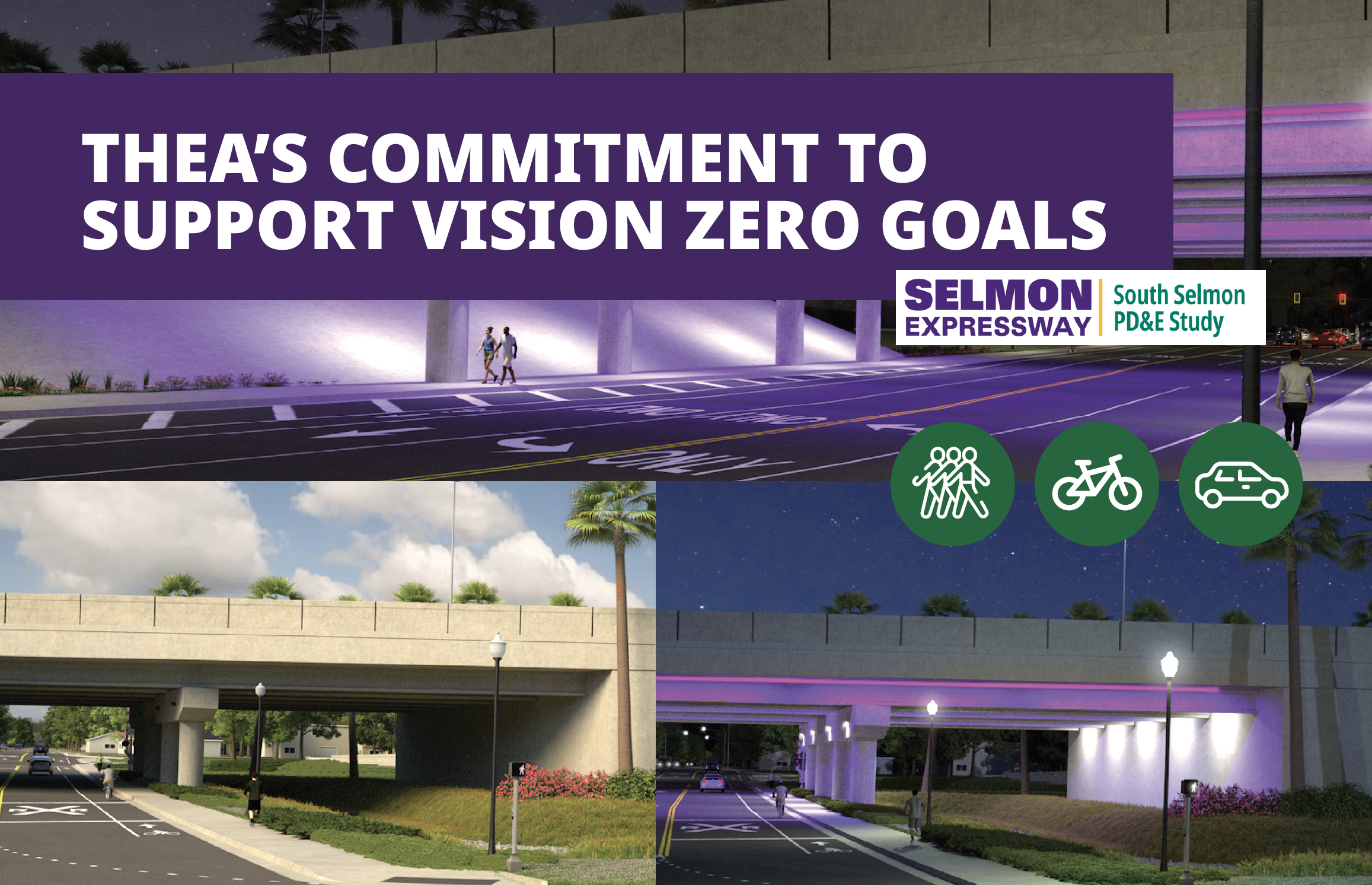 THEA Cares Implementing Vision Zero Goals for Pedestrian Safety
